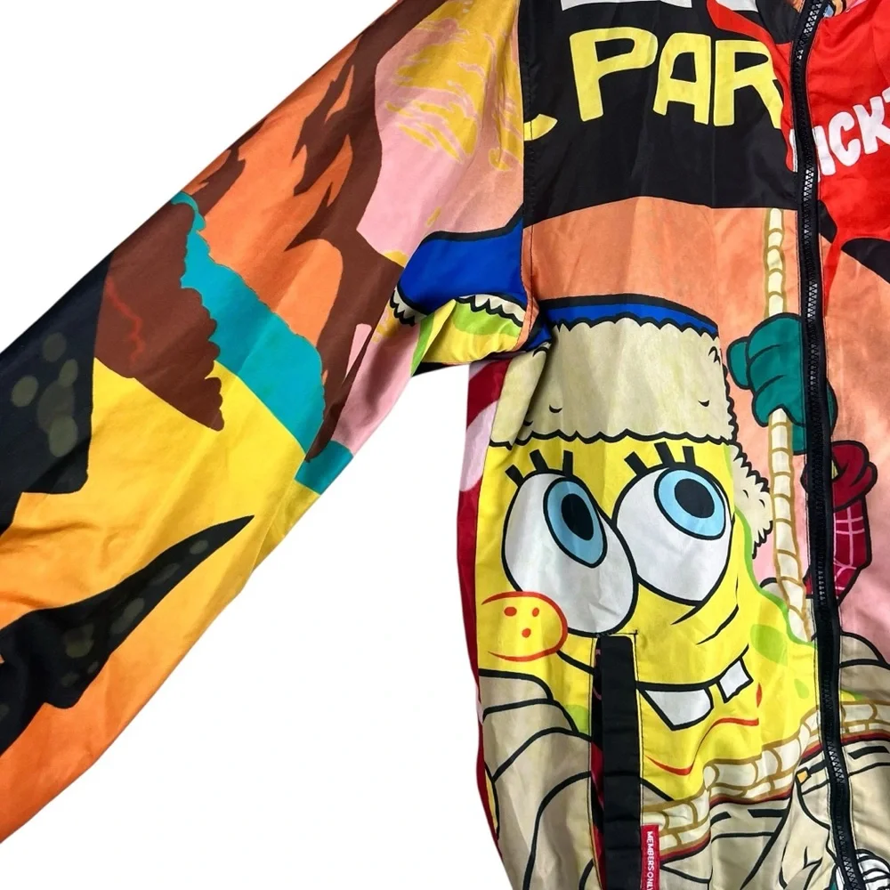Members Only Nickelodeon Unisex SpongeBob‎ SquarePants windbreaker Jacket SZ S